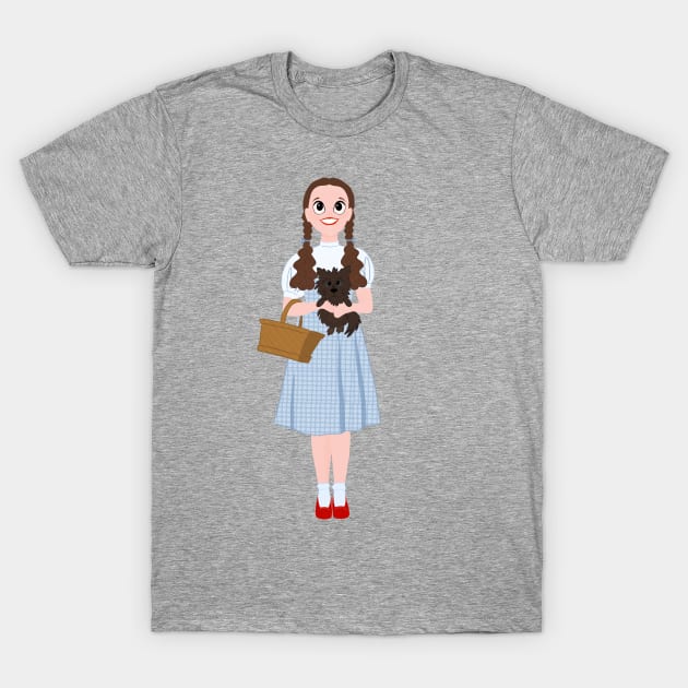 Dorothy Wizard Of Oz T-Shirt by jackmanion